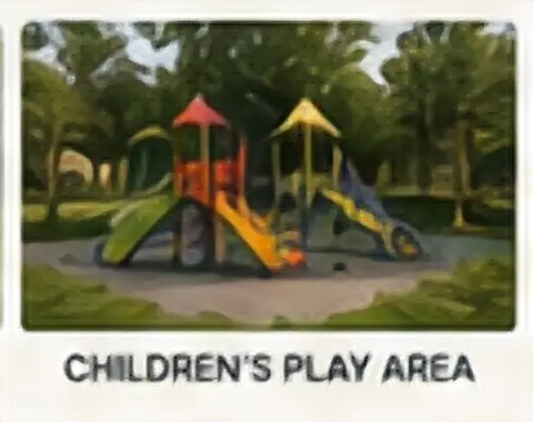 Urban Oasis children's play area 3D amenity view