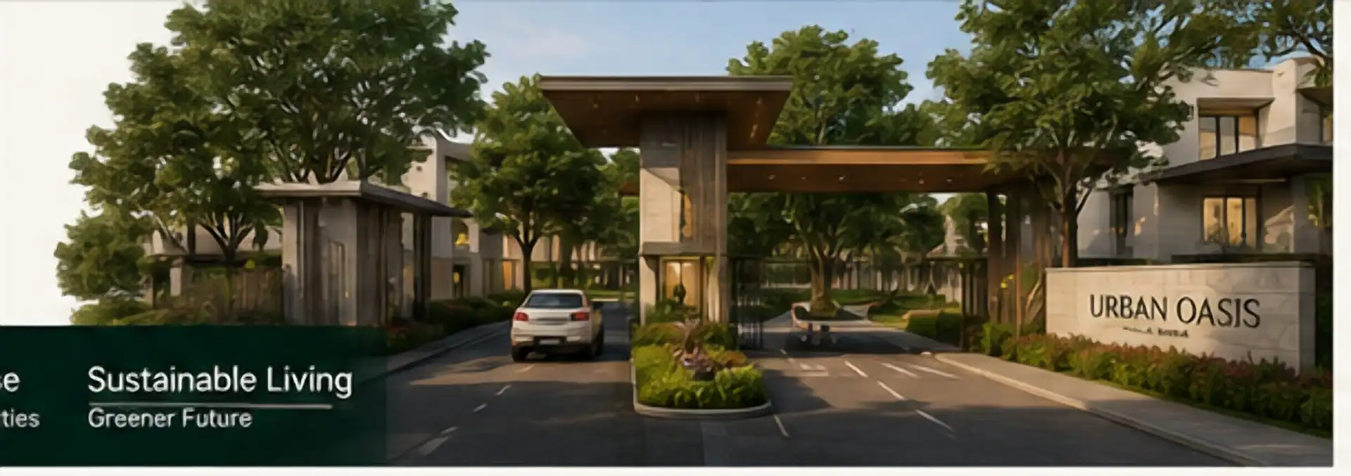 Villa community entrance concept